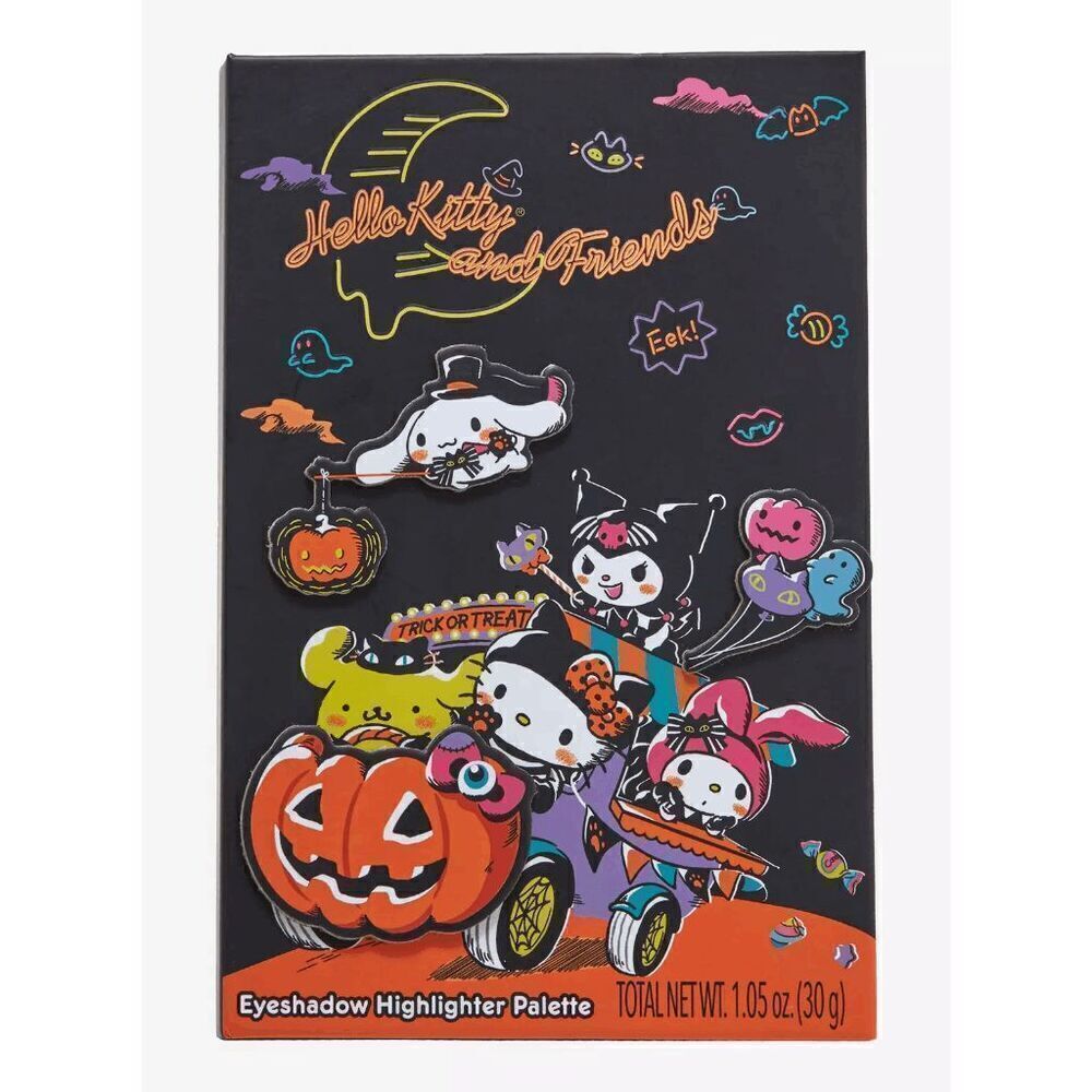 Sanrio Hello Kitty And Friends Characters Spooky Eyeshadow & Highlighter Palette